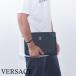  Versace клатч mete.-sa Large натуральная кожа мужской черный бренд Gold VERSACE bell search 1013358