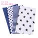  pretty cut Cross 4 pieces set cloth is gire print handicrafts handmade hand made pouch mask back small articles work cotton 100% 50×40cm largish size star pattern stripe 