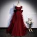  цветное платье 2way wine red черный передний .. красный чёрный длинное платье свадьба 2 следующий . презентация исполнение . свадьба платье свадебное платье русалка платье 