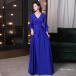  цветное платье длинное платье вечернее платье королевский синий V шея синий свадьба платье свадебное платье свадьба 2 следующий . невеста передний .. исполнение . презентация 