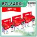 �L���m���p BC-340XL ��e�ʃu���b�N �Ή� �W�b�g ���T�C�N���C���N JIT-C340BXL 3�Z�b�g