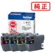 �u���U�[ �����C���N LC411-4PK �C���N�J�[�g���b�W�i�����p4�F�p�b�N�j