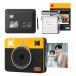 ko Duck KODAK Mini Shot 3 retro 4PASS 2-in-1 камера мгновенной печати & фотопринтер -(7.6cmx7.6cm)+ камера корпус 8 листов ввод +30 листов частота ru, желтый 