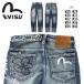 EVISU �G���B�X ���M�����[�t�B�b�g �W�[���Y ��`���v�����g #2020 �{�^���t���C �_���[�W �p�b�`���[�N ���������� �g�����h �Y�{�� ���I �|�p�I �Ԏ�