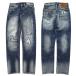 EVISU �G���B�X ���M�����[�t�B�b�g �W�[���Y ��`���v�����g #2020 �{�^���t���C �_���[�W �p�b�`���[�N ���������� �g�����h �Y�{�� ���I �|�p�I �Ԏ� �֘A�摜2
