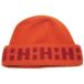  Hermes hat cap bonnet radio-controller . Stan orange cashmere knitted HERMES BONNET RAJASTAN ORANGE FONCE+ROUGE H
