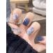 24 шт. Short sk air blue smajido мрамор snow хлопья образец поддельный ногти .1 шт. ногти файл,1 листов. ногти лента, Press on ногти,nei