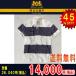 [ бонус магазин каждый +5% 8/14 0:00~8/16 23:59] Ralph Lauren регби RUGBY RALPH LAUREN стандартный товар мужской короткий рукав Rugger рубашка темно-синий × белый 0