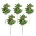 siawadeky Christmas decoration artificial flower 5 pcs set Christmas wreath DIY pine. branch red real pine ...... not flower art flower new year 