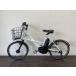 [ Yokohama stock ] electromotive bicycle Yamaha Pas CITY X 20 -inch white 6ah 2010 year about front and rear tire new goods 