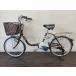 [ Yokohama stock ] electromotive bicycle Panasonic lithium Bb 20 -inch Brown 5ah 2010 year about front and rear tire new goods 