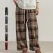  легкий брюки проверка широкий распорка свободно длинные брюки женский низ брюки relax брюки тонкий 