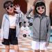  Rush Guard Kids длинный рукав мужчина девочка для мужчин и женщин вода суша обе для с капюшоном .f- дилер ito внешний карман передний открытие 