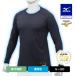  бейсбол нижняя рубашка Mizuno официальный Mizuno Pro dry обвес поток KUGEKI low шея длинный рукав темно-синий официальный битва не соответствует охлаждающий вентиляция . пот скорость . весна лето 12JA9P03