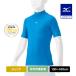  бейсбол нижняя рубашка Junior Mizuno официальный Zero плюс с высоким воротником короткий рукав голубой бейсбол нижняя рубашка внутренний MIZUNO. грязный антибактериальный дезодорация . пот скорость .12JAAP53