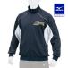  бейсбол разогрев рубашка Mizuno официальный свечение bar Elite мужской женский для мужчин и женщин тренировка надеты тренировка одежда темно-синий 12JC7R10