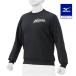  бейсбол внешний Mizuno официальный Mizuno Pro стрейч тренировочный круглый вырез черный .MIZUNO тренировка тренировка надеты бейсбол одежда взрослый мужской женский 12JE2K07