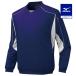  бейсбол Mizuno официальный V шея жакет Junior пастель темно-синий белый MIZUNO тренировка тренировка надеты бейсбол одежда ребенок ребенок ... Kids 12JE5V43