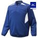  бейсбол внешний Mizuno официальный свечение bar Elite BK свет жакет мужской пастель темно-синий белый MIZUNO тренировка бейсбол одежда клиренс 12JE6K01