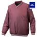  бейсбол внешний Mizuno официальный breath Thermo V шея жакет мужской темно-красный MIZUNO тренировка тренировка надеты бейсбол одежда средняя школа бейсбол взрослый мужской 12JE6V02