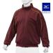  бейсбол Mizuno официальный Mizuno Pro Tec защита ground пальто темно-красный MIZUNO пальто Grand пальто внешний бейсбол одежда одежда взрослый зима 12JE9G24
