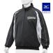  Mizuno официальный половина ZIP жакет унисекс черный × белый 