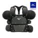  бейсбол для судьи протектор Mizuno Pro Mizuno официальный MIZUNO PRO бейсбол для софтбола софтбол двоякое применение внутренний место хранения сумка имеется Anne пирог a черный 1DJPU200