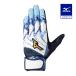  Mizuno официальный Mizuno Pro motion arc UF обе рука для белый x Sky голубой x темно-синий унисекс 