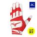  Mizuno официальный ограничение бейсбол перчатки подающего взрослый Mizuno USA коллекция B-303 обе рука для белый × красный batting перчатки симпатичный MIZUNO 1EJEA828