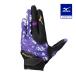  Mizuno официальный Mizuno Pro .. перчатки 26 год осень-зима ограничение цвет левый рука для черный x лиловый x лиловый унисекс 