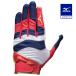  бейсбол Mizuno Pro защитные перчатки для принимающего с одной стороны левый рука для правый для метания взрослый Mizuno официальный .. перчатки белый × темно-синий × красный catcher правый выгода . одиночный . промывание в воде возможно 1EJED160