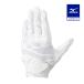  Mizuno официальный Mizuno Pro .. перчатки накладка есть левый рука для средняя школа бейсбол правило соответствует модель белый × белый унисекс 