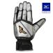  бейсбол пробег . для перчатки Mizuno Pro MIZUNO PRO Mizuno официальный взрослый обе рука для скольжение перчатка пробег . перчатки промывание в воде возможно черный × серебряный 1EJET130