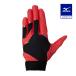  Mizuno официальный gachi.. перчатки Jr. 26 год осень-зима ограничение цвет левый рука для черный x красный x красный Junior 