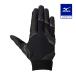  Mizuno официальный gachi.. перчатки Jr. правый рука для черный x черный x лиловый Junior 