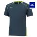  Mizuno официальный dry обвес поток футболка Junior si- темно-синий клиренс новый жизнь новый . период движение .