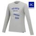  Mizuno официальный графика футболка длинный рукав Junior серый клиренс новый жизнь новый . период движение .