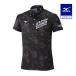  Mizuno официальный 2025 год Япония спорт тормозные колодки z ограничение рубашка-поло черный унисекс 
