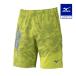  Mizuno официальный 2026 собрание память шорты мужской женский lime зеленый 