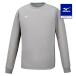  Mizuno официальный navi dry футболка длинный рукав / круглый вырез большой размер унисекс vapor silver × белый 