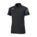  Mizuno официальный рубашка-поло унисекс черный 