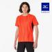  Mizuno официальный dry обвес поток футболка мужской soleil orange 