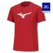  Mizuno официальный футболка унисекс коричневый i потребности красный 
