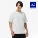  Mizuno официальный soft dry футболка широкий Silhouette snow белый мужской 