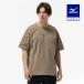  Mizuno официальный soft dry футболка широкий Silhouette Camel мужской 