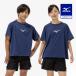 Mizuno официальный антибактериальный дезодорация /. грязный GACHI футболка Estate b rouge nia тренировка одежда 
