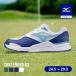  Mizuno официальный Mizuno прямой . ограничение туфли для гольфа CONTENDER GS Golf белый x голубой унисекс 