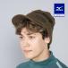  Mizuno официальный Golf одежда .. повышение температуры MIZUNO breath Thermo g лама lasM Logo вязаная шапка мокка Brown мужской 