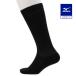 Mizuno официальный dry bekta- носки длинный длина мужской черный 