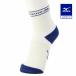  Mizuno официальный гипер- ион носки короткий белый мужской 